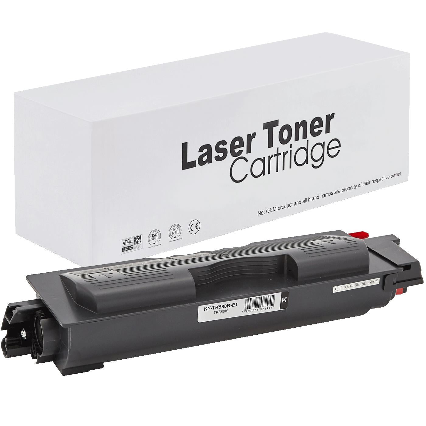 Kyocera TK580K Toner für FS-C 5150 DN – Schwarz, 3500 Seiten, kompatibler Ersatz