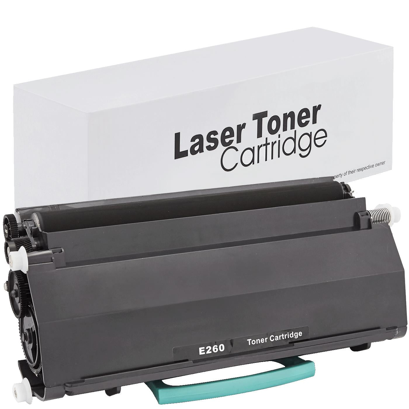 Lexmark / HP E260A11E Toner für Optra E260 (Optra E / Color LaserJet) – Schwarz, 3500 Seiten, kompatibler Ersatz