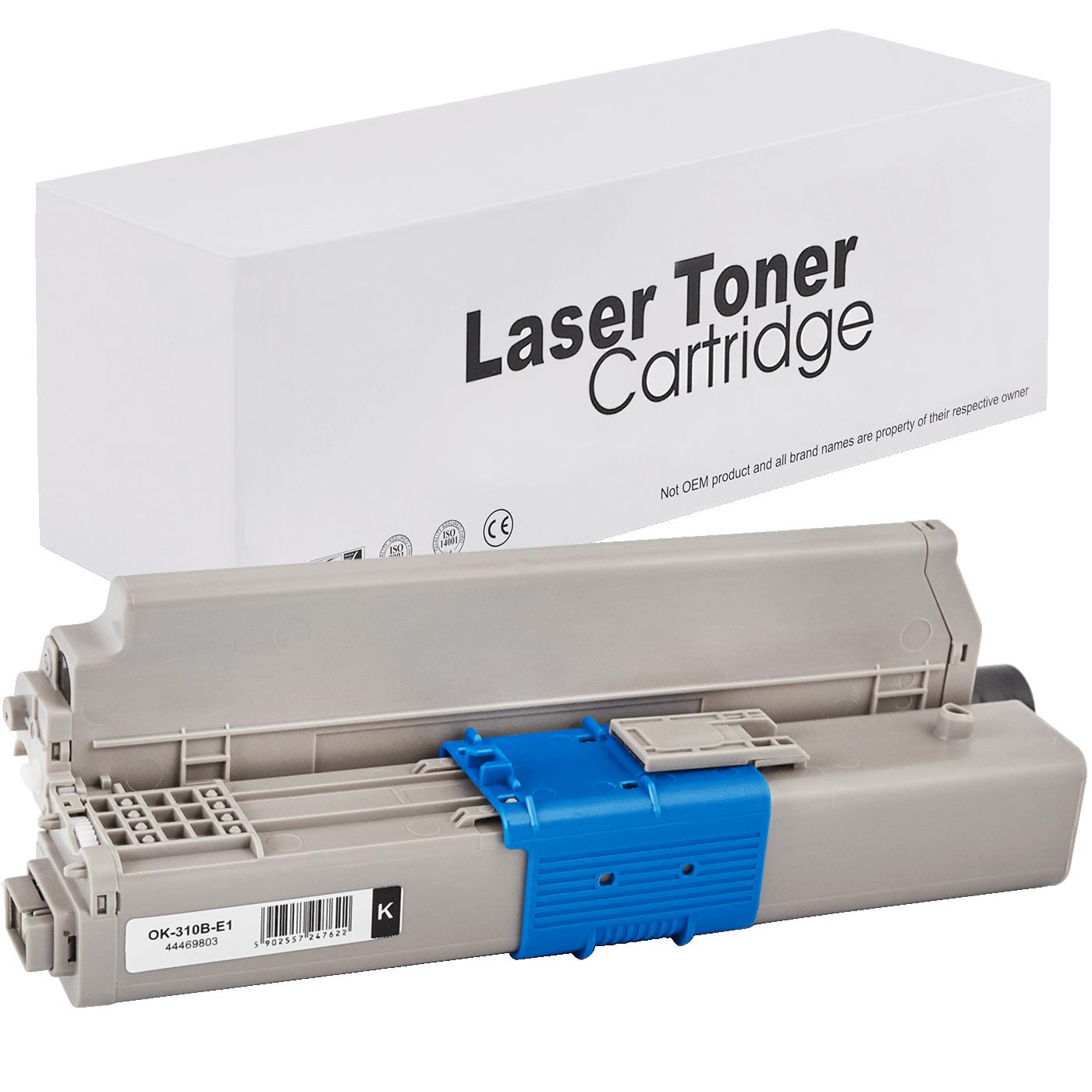 OKI 44469803 Toner für C310DN (C / MC) – Schwarz, 3500 Seiten, kompatibler Ersatz