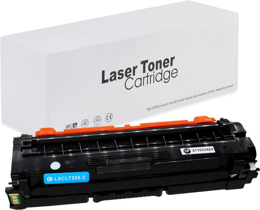 Samsung CLTC506L Toner für CLP-680 (Color Laser) – Cyan, 3500 Seiten, kompatibler Ersatz