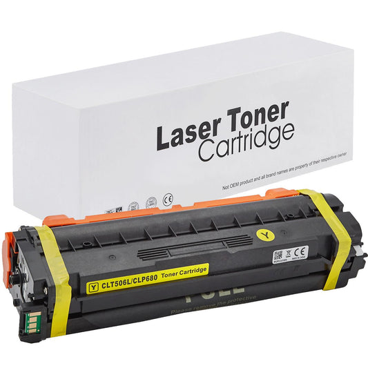 Samsung CLTY506L Toner für CLP-680 (CLP / CLX) – Gelb, 3500 Seiten, kompatibler Ersatz